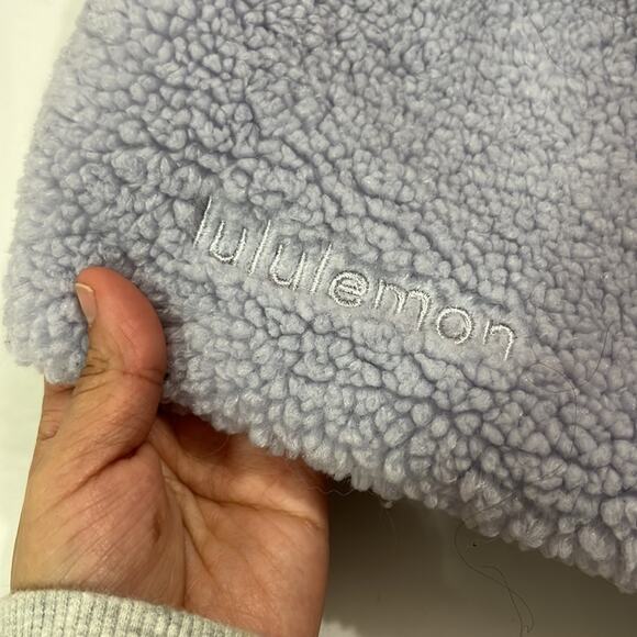 Lululemon Scuba Oversized Fleece Funnel Neck XS/S Winter Cozy Purple Athleisure - Picture 8 of 12